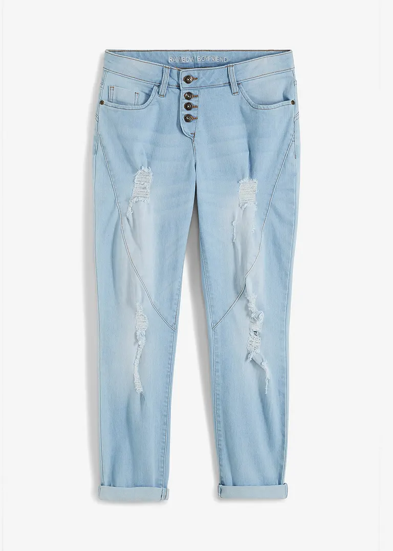 bonprix Boyfriend Jeans Mid Waist, rec. Polyester