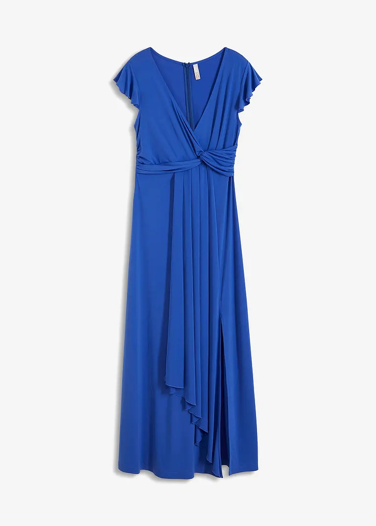 Maxikleid in blau von vorne - bonprix