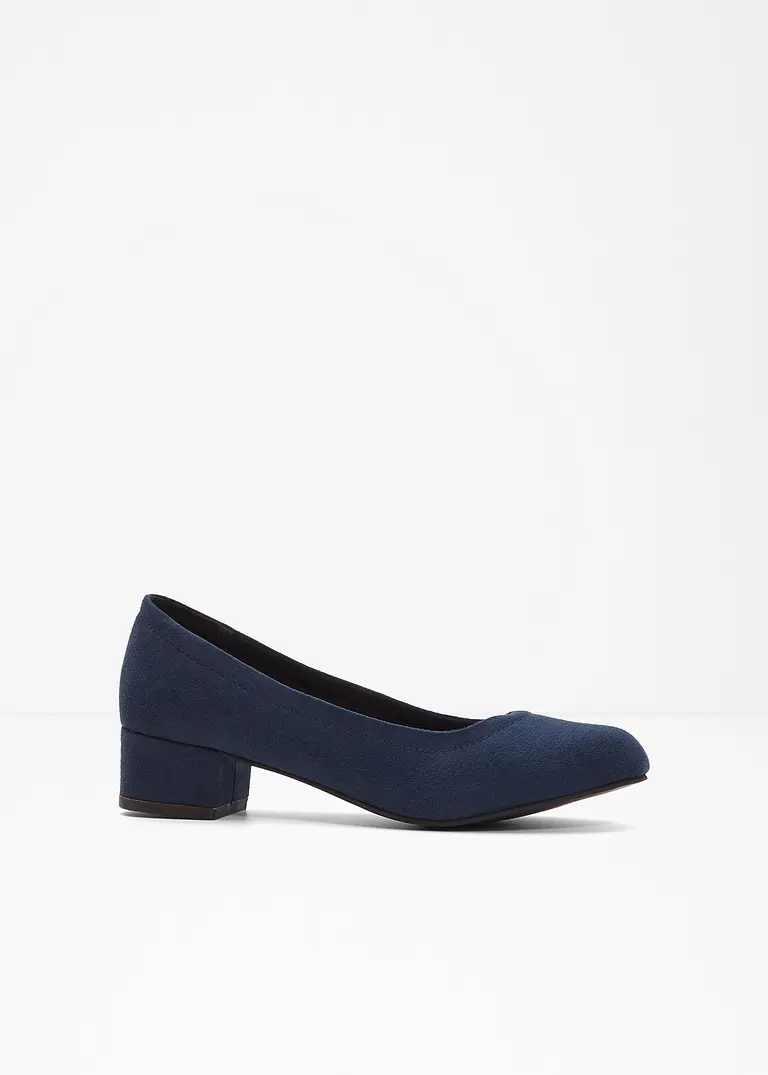 Pumps in blau von vorne - bonprix