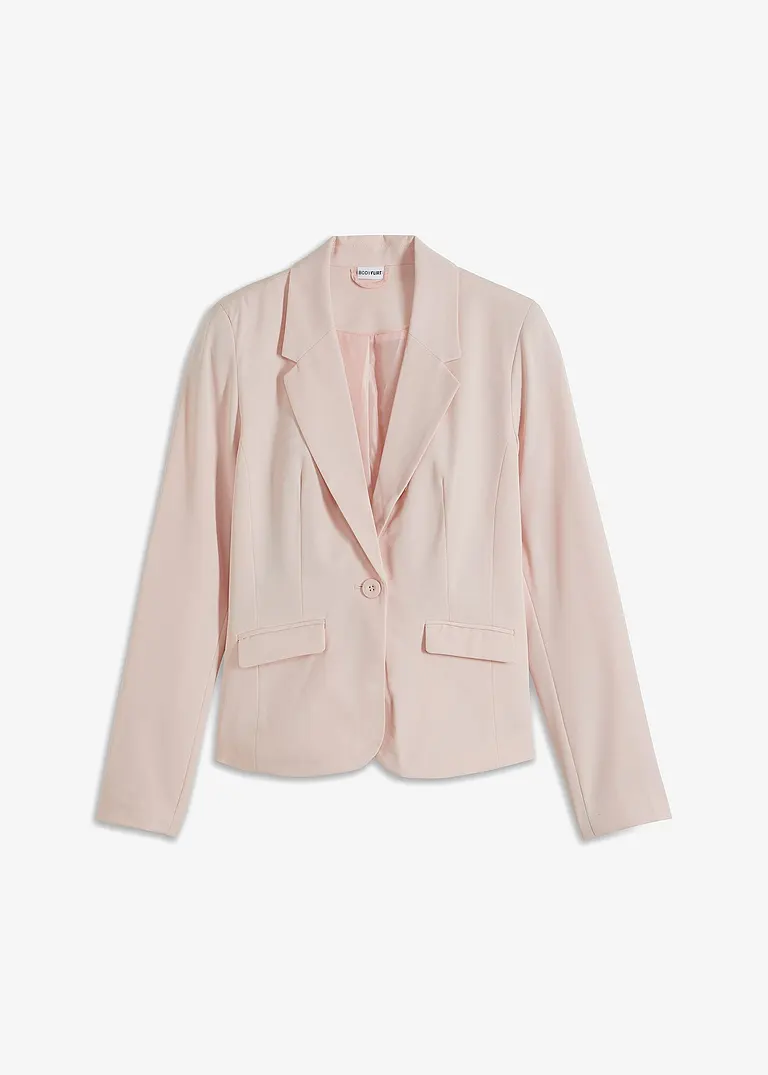 Kurzblazer in rosa von vorne - bonprix