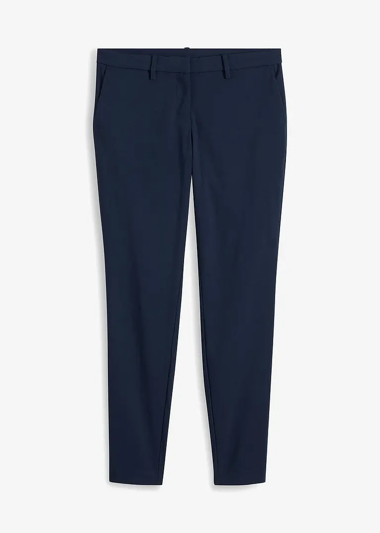 Stretch-Hose in blau von vorne - bonprix