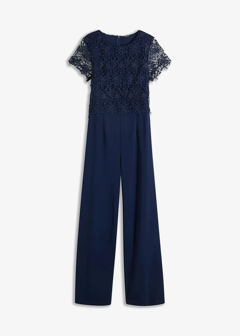 bonprix Jumpsuit mit Spitze