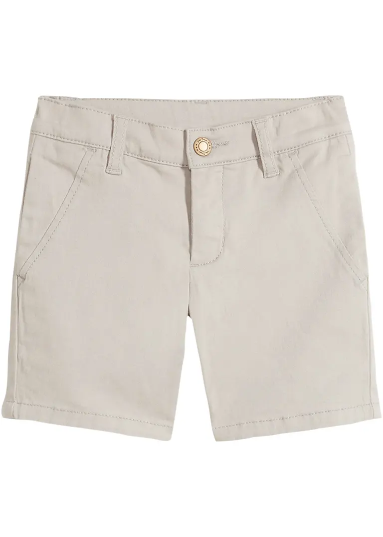 Jungen Chino-Shorts, Regular Fit in grau von vorne - John Baner JEANSWEAR