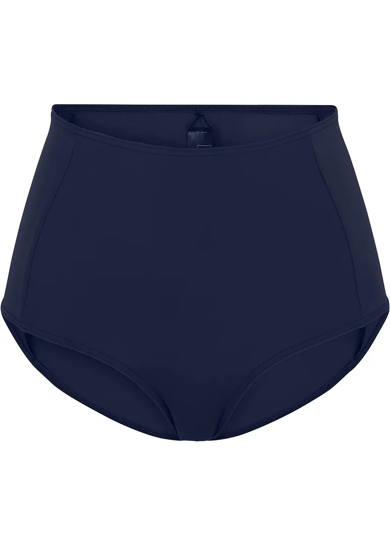 High waist Bikinihose in blau - bonprix