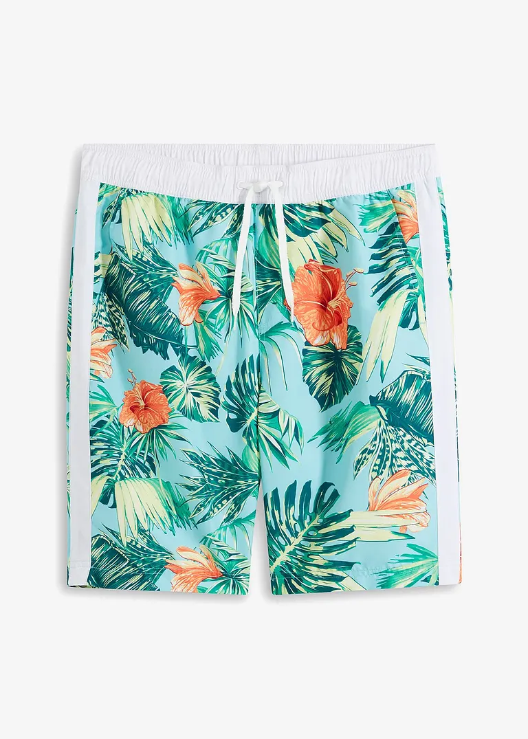 Strand-Bermuda in blau von vorne - bpc bonprix collection