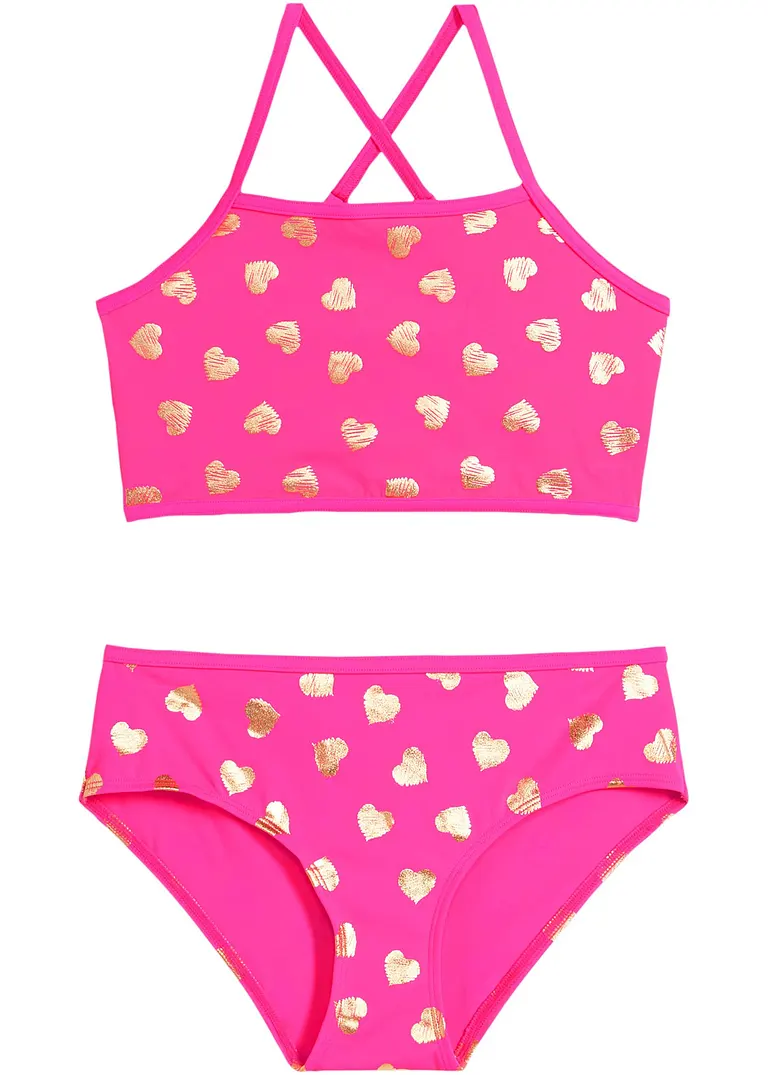 bpc bonprix collection Mädchen Bikini aus receyceltem Polyamid (2-tlg.Set)