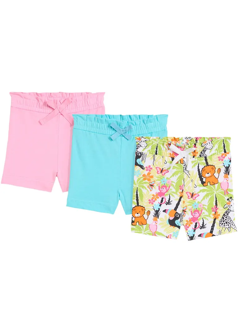 bpc bonprix collection Baby Shorts aus Bio-Baumwolle (3er Pack)