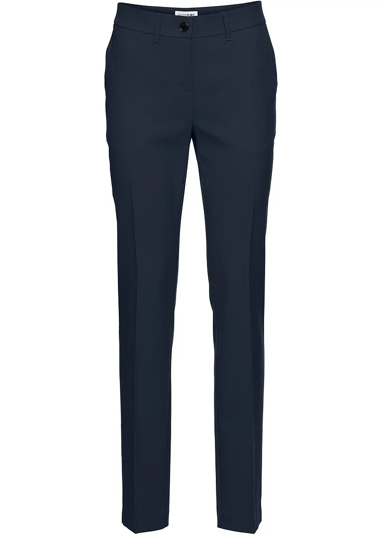 Business-Hose, Petite in blau von vorne - bonprix