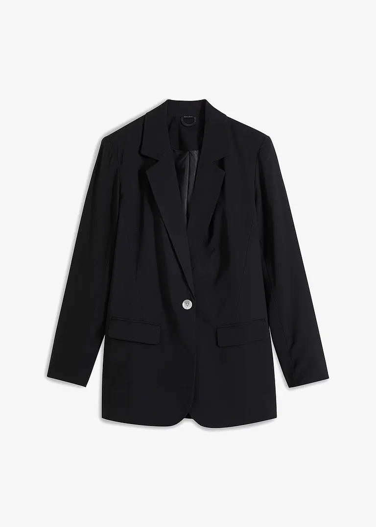 Blazer in schwarz von vorne - bonprix