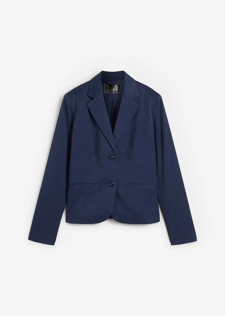 Blazer in blau von vorne - bonprix