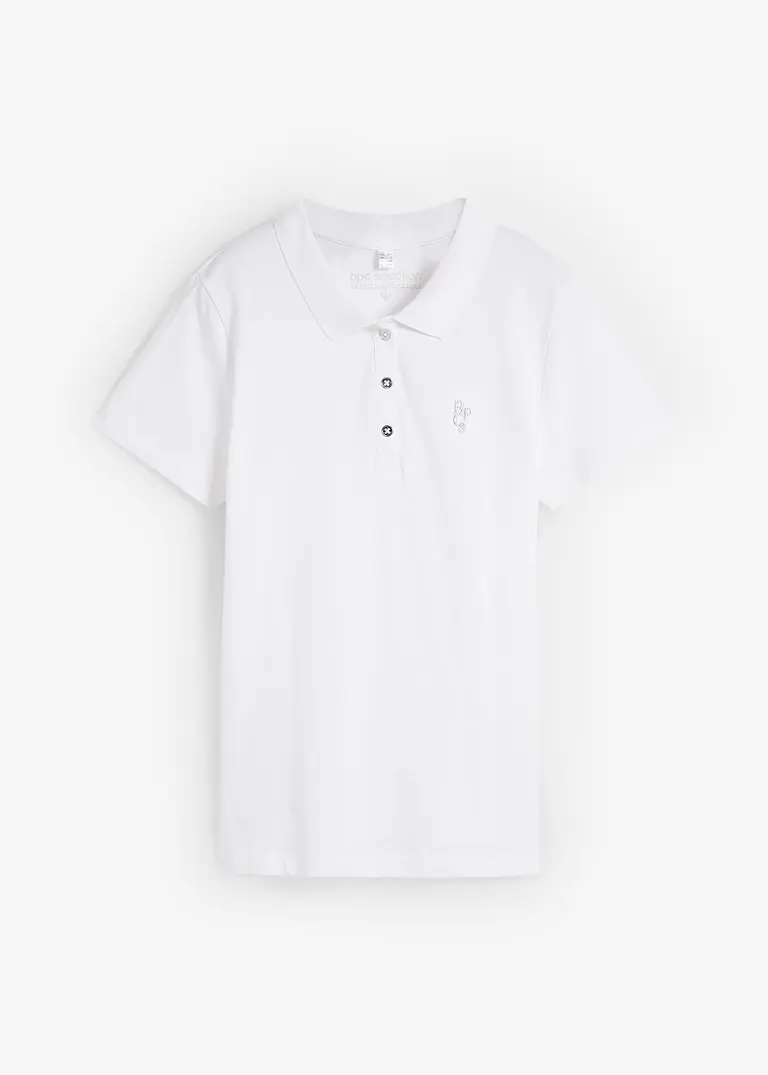Poloshirt in weiß von vorne - bpc selection