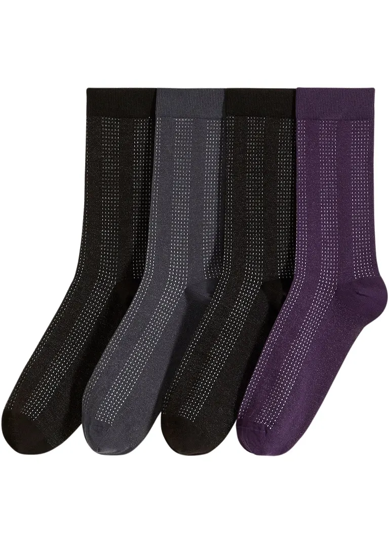 bpc bonprix collection Socken mit Bio-Baumwolle (4er Pack)