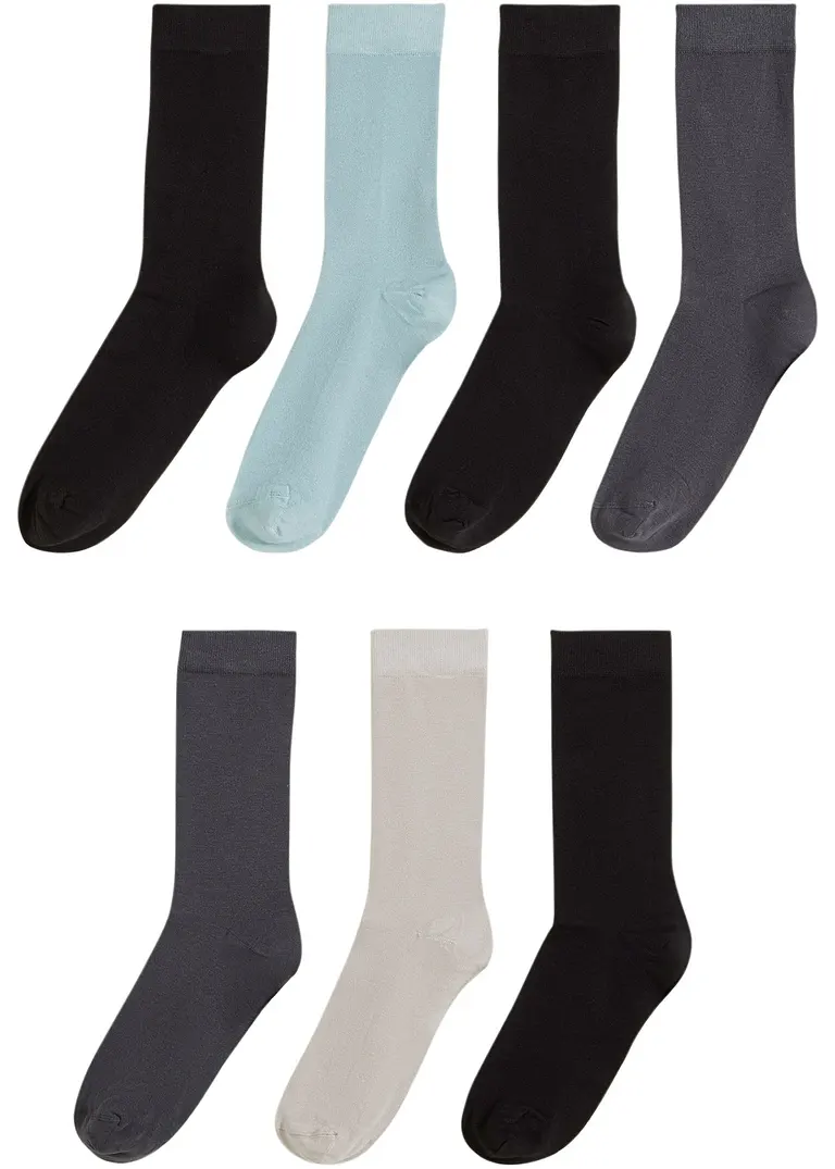 bpc bonprix collection Socken mit Modal (7er Pack)