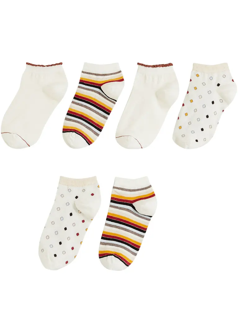 bpc bonprix collection Kurzsocken mit Bio-Baumwolle (6er Pack)