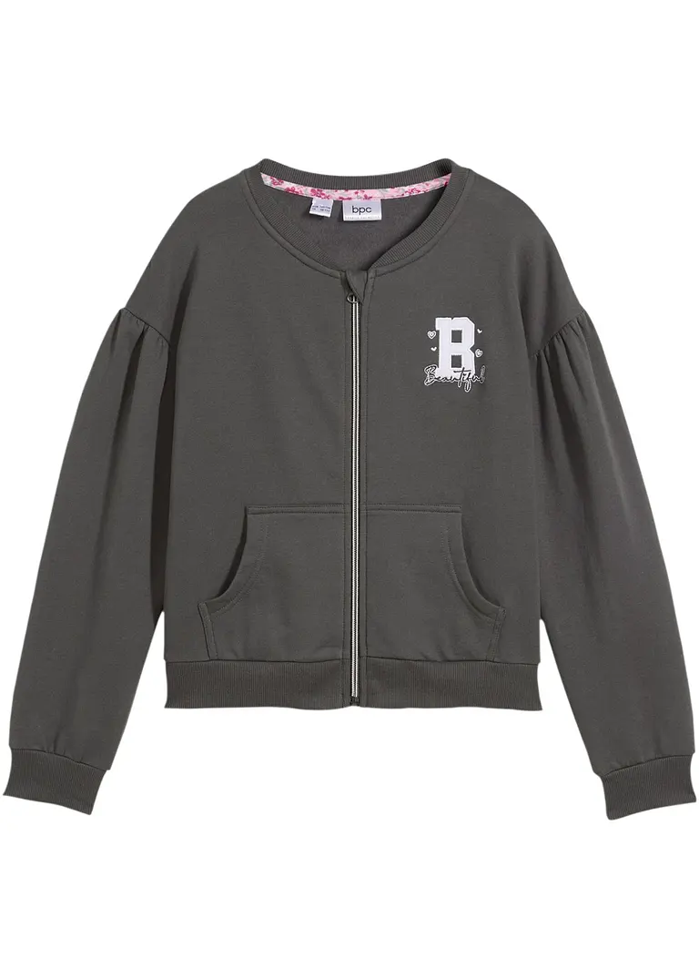 bpc bonprix collection Sweatjacke aus Bio Baumwolle