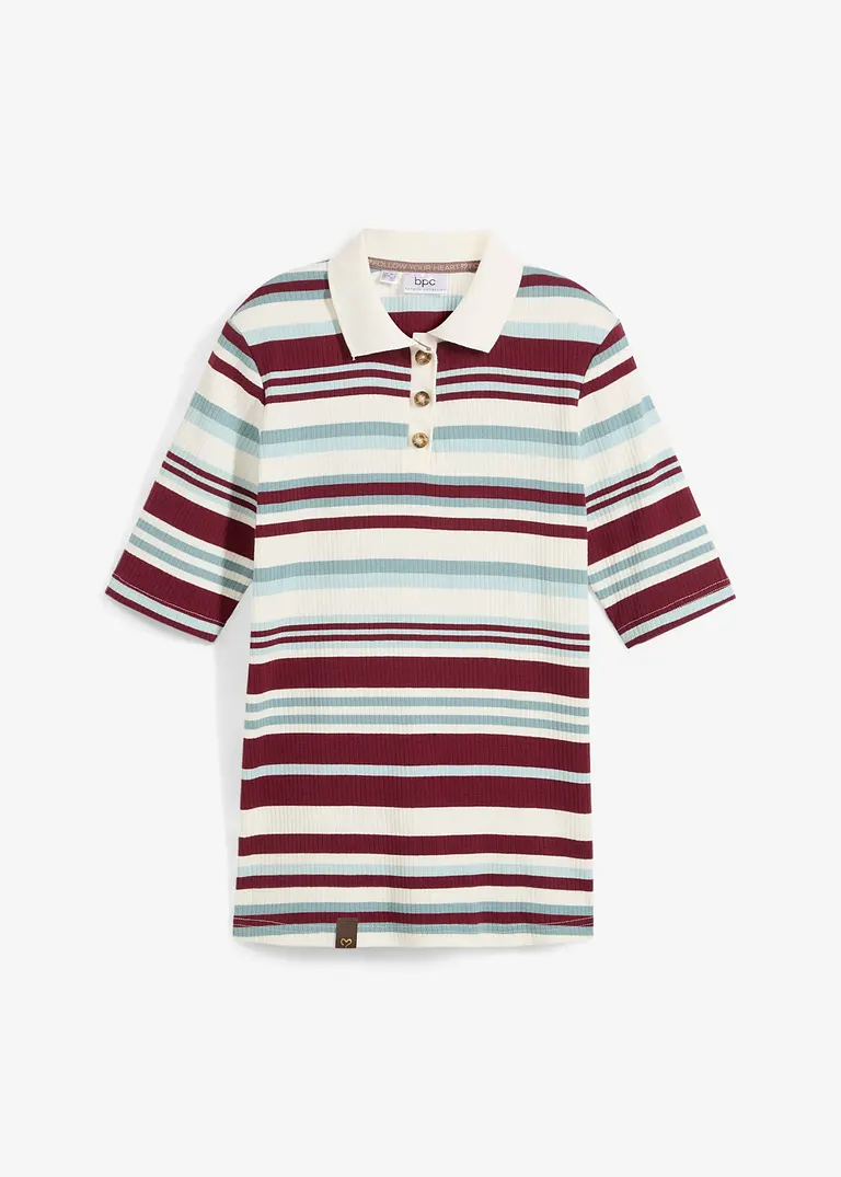 bpc bonprix collection Gestreiftes Poloshirt, halbarm