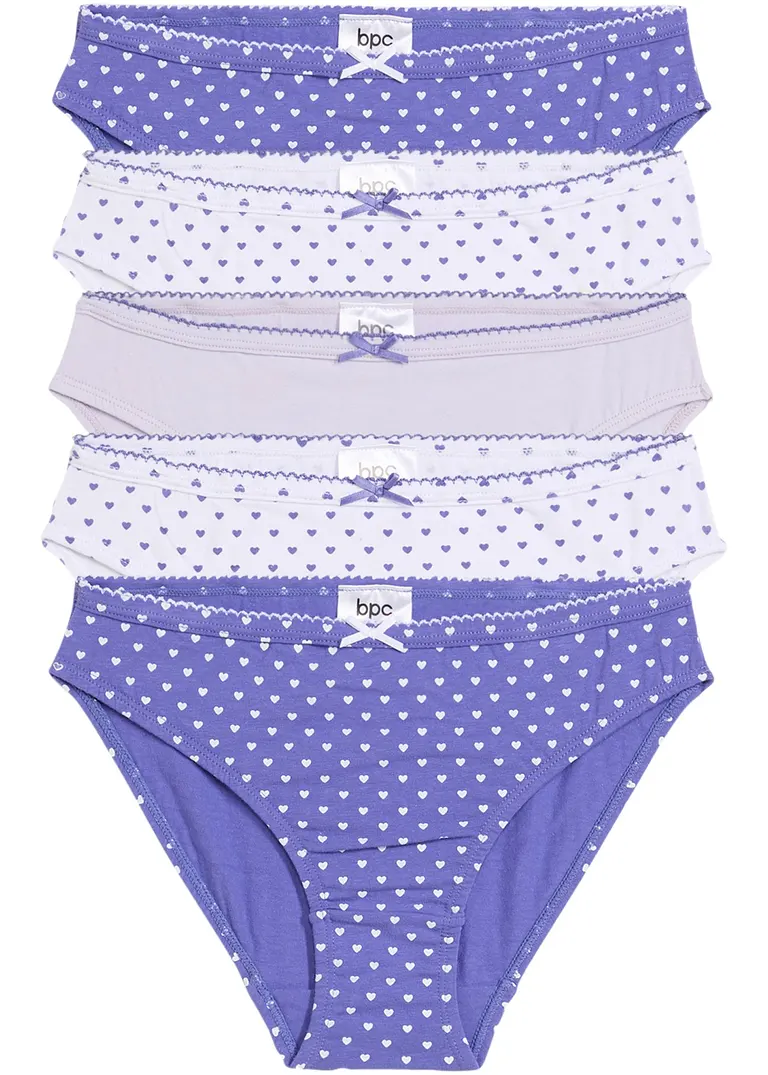 bpc bonprix collection Mädchen Slip (5er Pack)