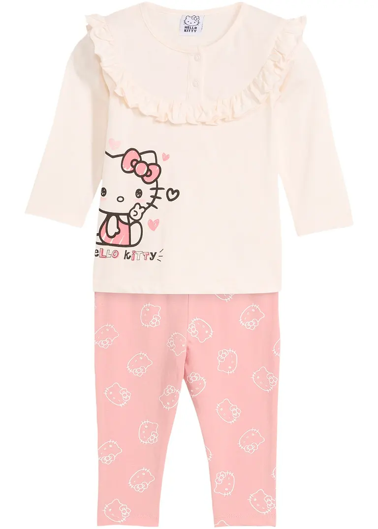 bpc bonprix collection Baby Hello Kitty Langarmshirt + Leggings (2-tlg.Set)