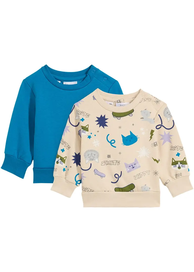 bpc bonprix collection Baby Sweatshirt (2er Pack)