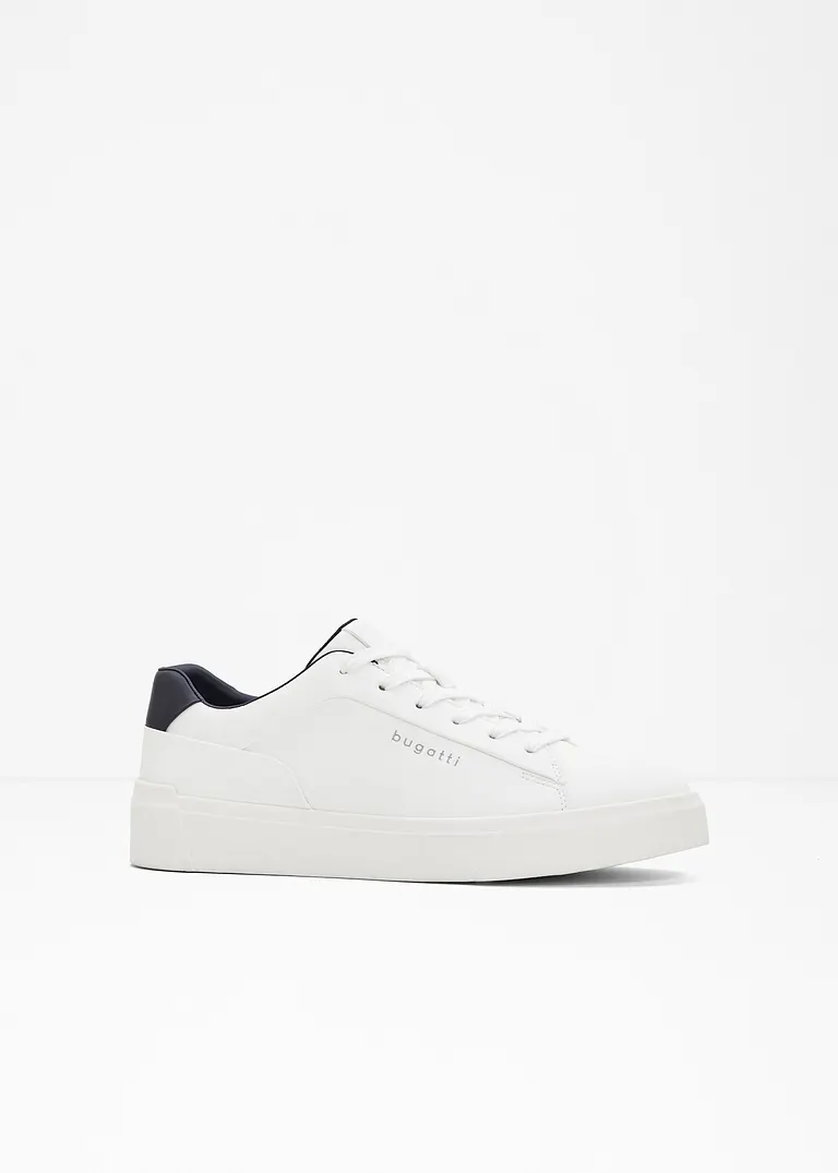 bugatti Sneaker in weiß von vorne - Bugatti