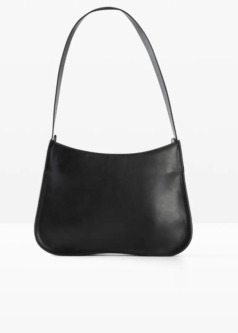 Handtasche in schwarz von vorne - bonprix