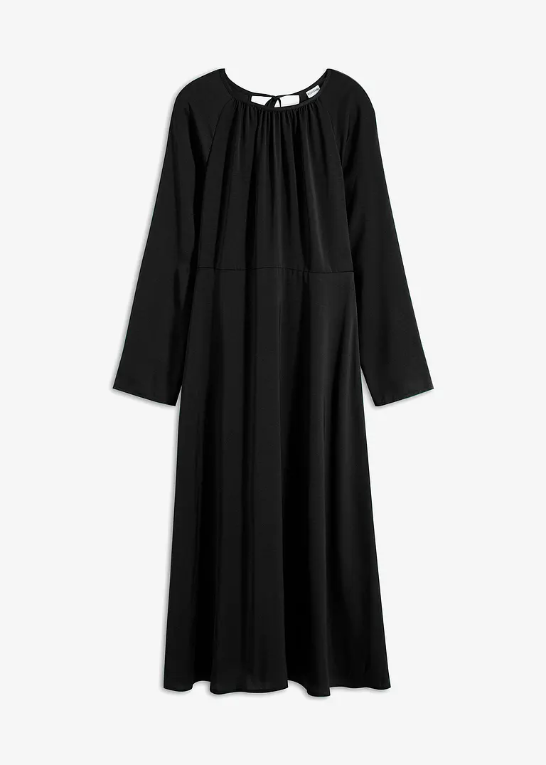 Maxikleid in schwarz von vorne - bonprix