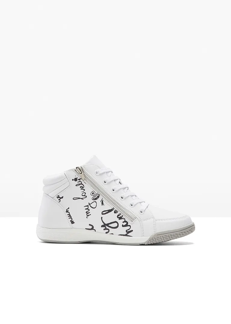 High top Sneaker in weiß von vorne - bonprix