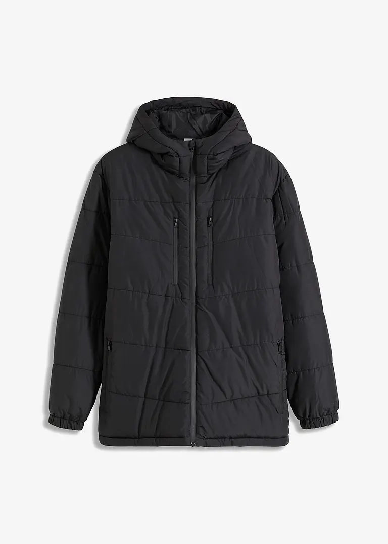 wasserabweisende Funktions-Jacke mit Bionic-Finish in schwarz von vorne - bonprix