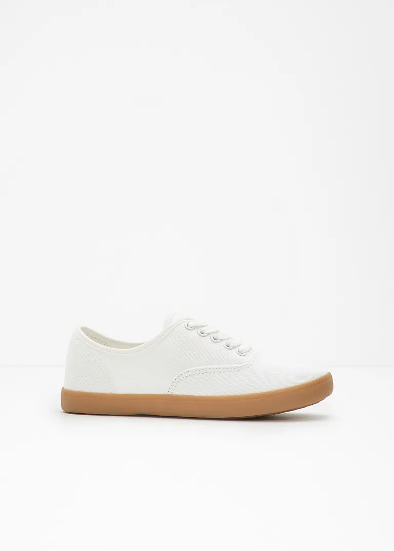 Sneaker in weiß - bonprix