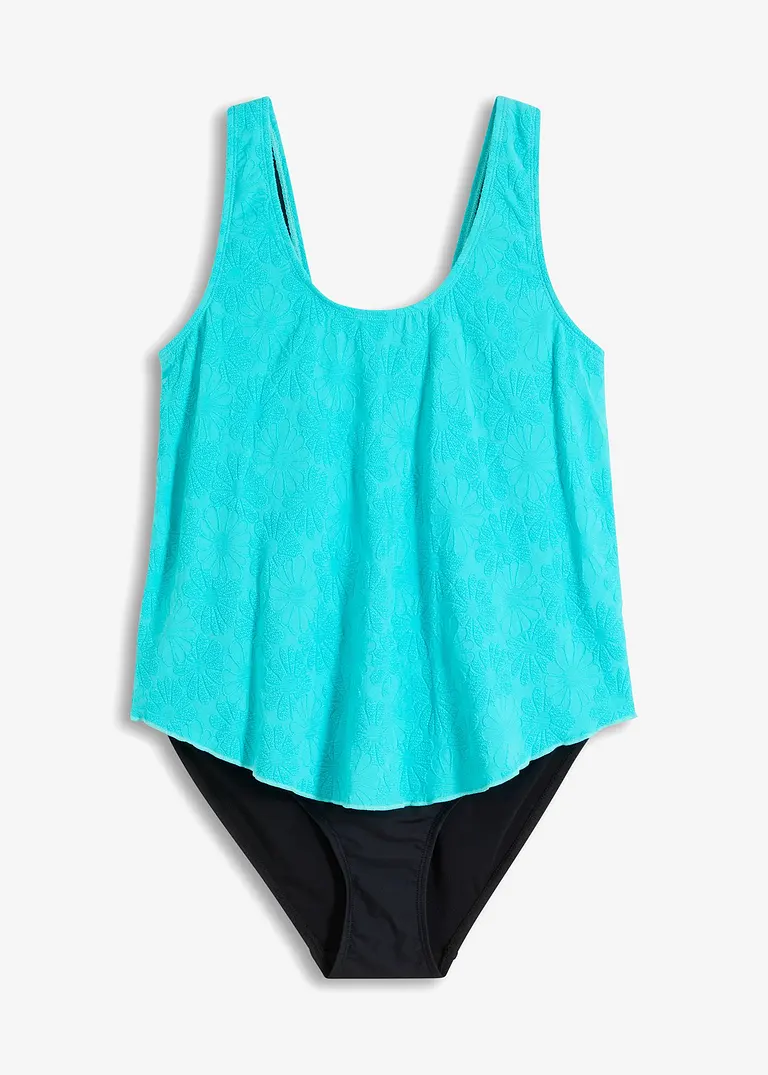 Shape Badeanzug mittlere Formkraft in blau von vorne - bonprix