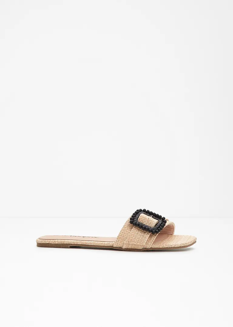 Pantolette in beige - bonprix