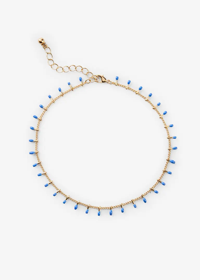 Fußkette in gold von vorne - bonprix