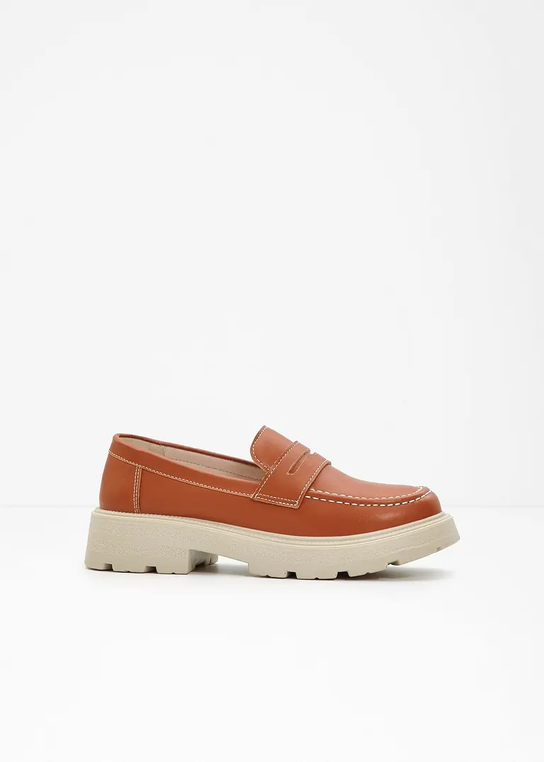 Chunky Loafer in braun - bonprix