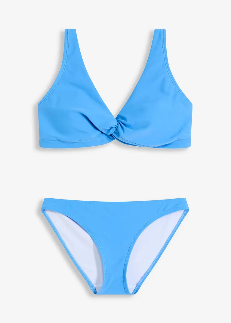 Bikini (2-tlg.Set) in blau von vorne - bonprix