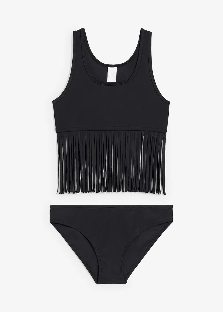Bikini (2-tlg.Set) in schwarz von vorne - bonprix