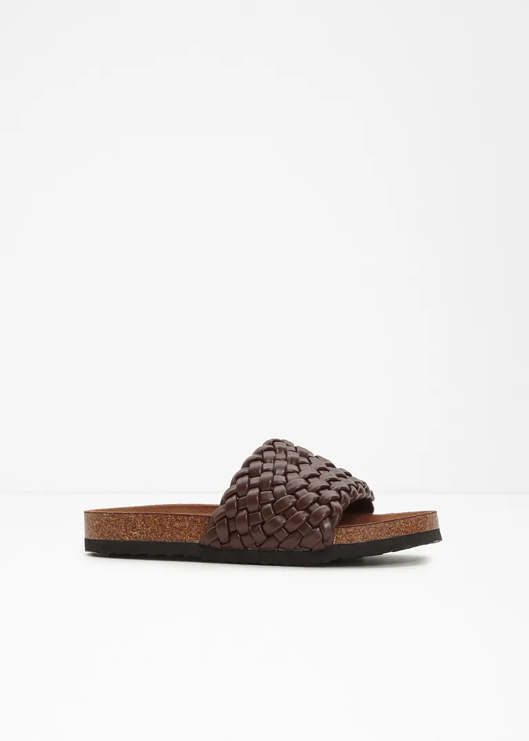 Pantolette in braun - bonprix