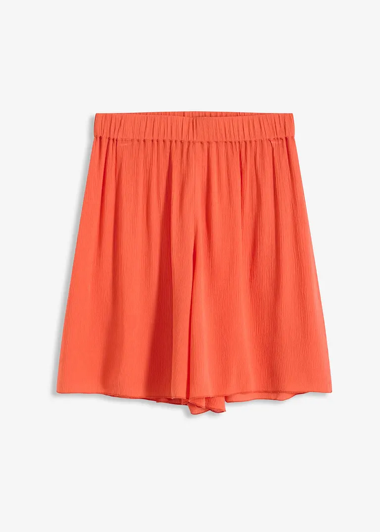 Strandshorts aus fließender Viskose in orange von vorne - bonprix