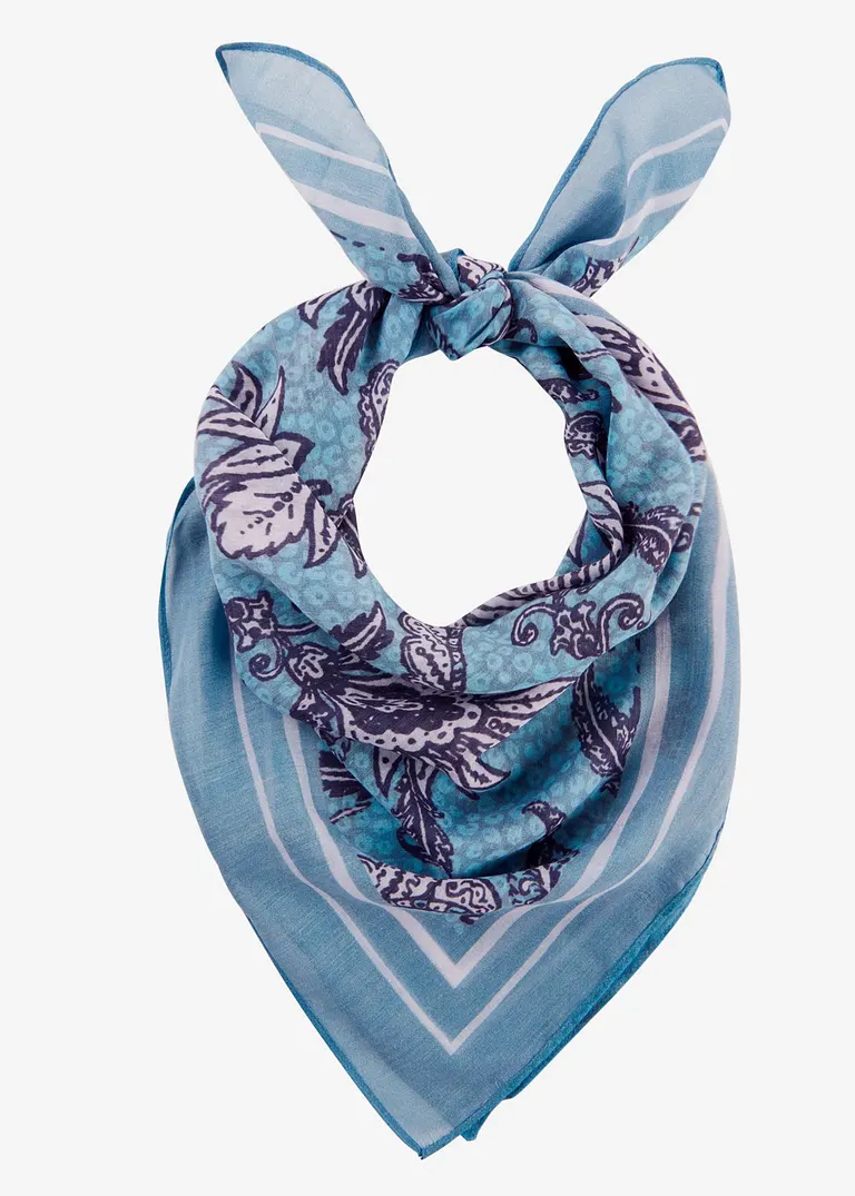 Tuch in blau von vorne - bonprix