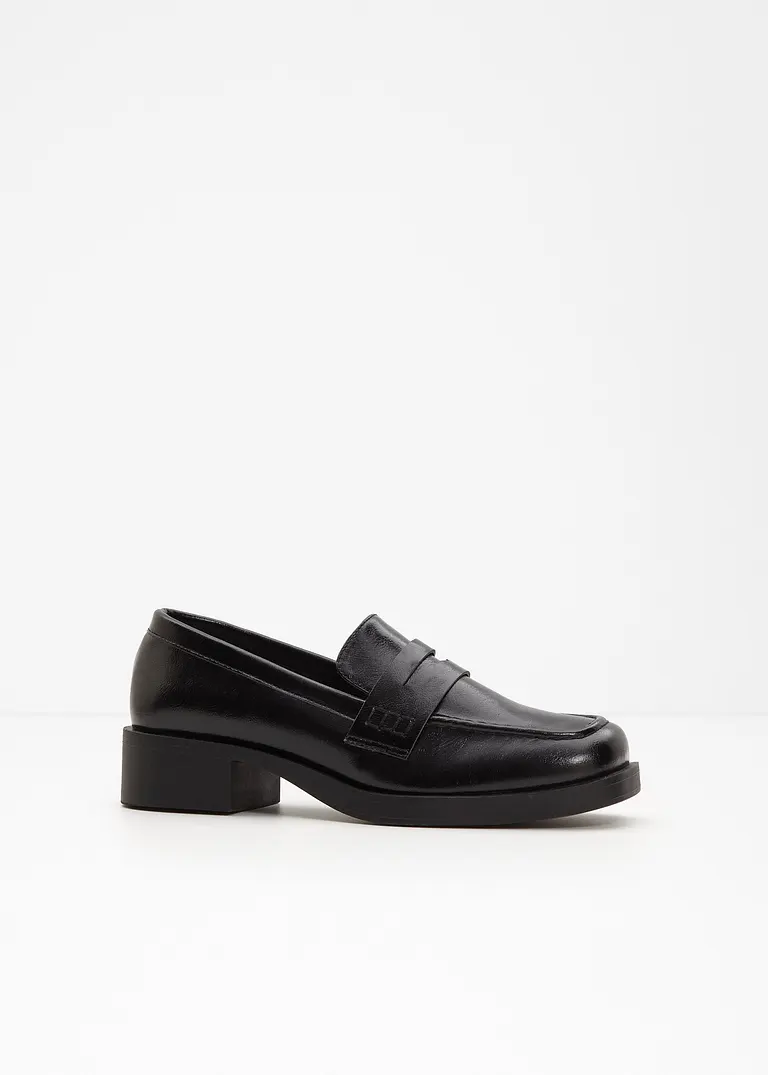 Chunky Loafer in schwarz - bonprix