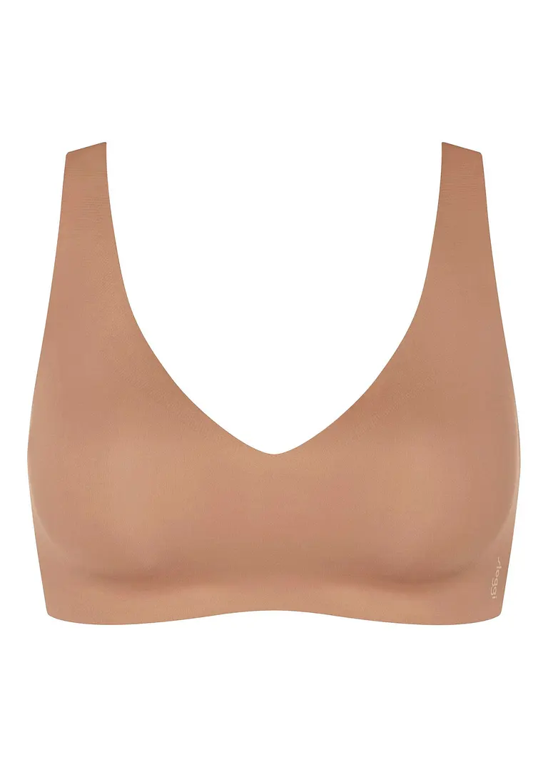 sloggi ZERO Feel 2.0 Soft bra in braun von vorne - Sloggi