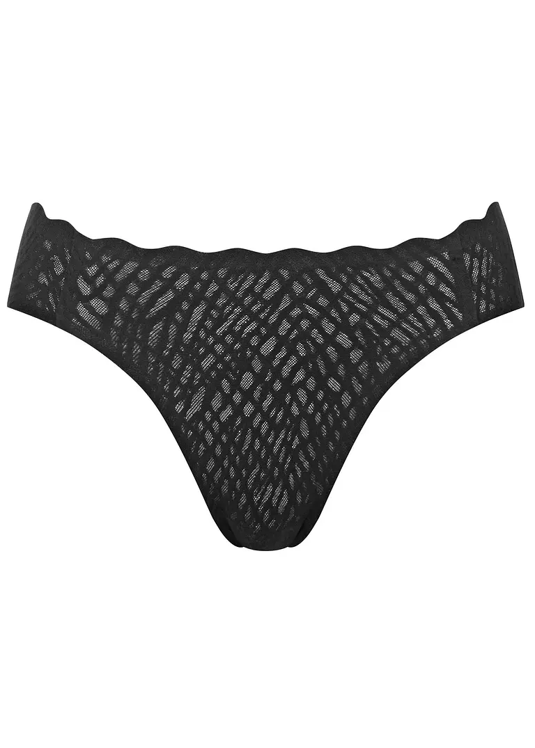 sloggi ZERO Feel Bliss High leg in schwarz von vorne - Sloggi