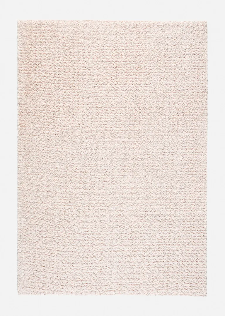 Kunstfell Teppich mit weicher Oberfläche in beige von vorne - bonprix