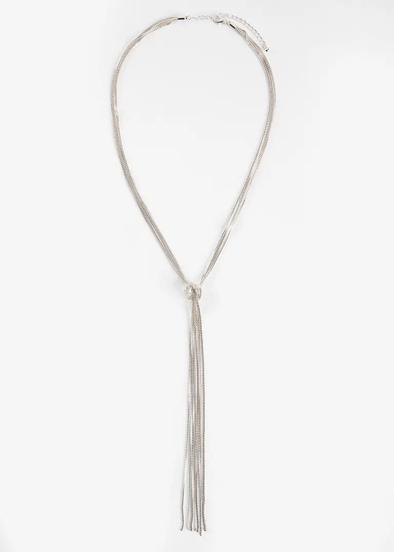 Box Kette in silber von vorne - bonprix