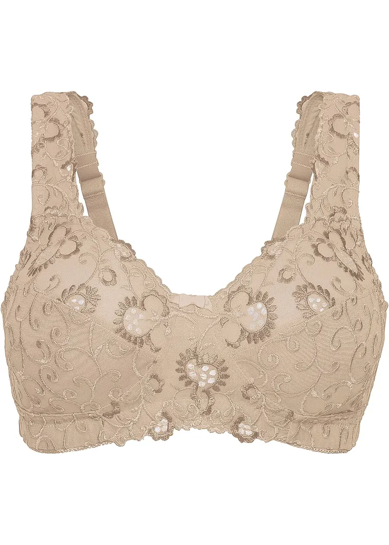 Entlastungs-BH ohne Bügel in beige - bonprix