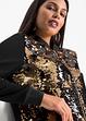 Blouson mit Wendepailletten schwarzgold Damen Blouson mit Wendepailletten schwarzgold Damen