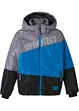 schwarz/blau/grau meliert