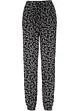 schwarz/wollweiß floral