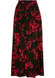 schwarz/rot floral