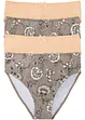 taupe paisley + hellkoralle