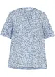 perlblau/dunkelblau floral
